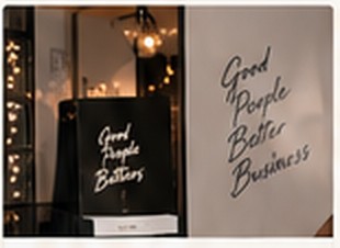 Corporate event setup with The LOLA Booth
